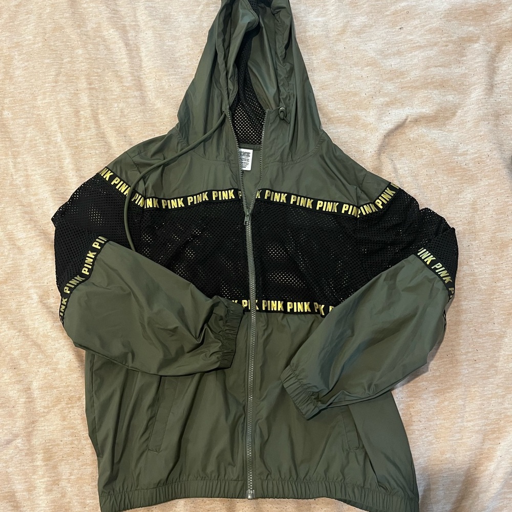PINK Parka Mesh Jacket